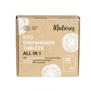 Mulieres Tablete pentru Masina de Spalat Vase Ecologice/Bio 25buc