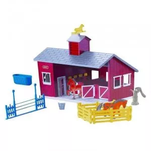 Roben Toys Grajd cu doi caluti, lumina si muzica pentru copii