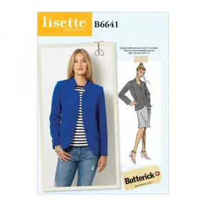 Butterick Tipar Jacheta Femei B 6641
