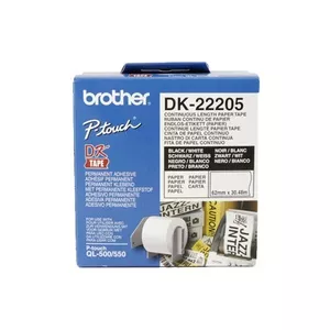 Brother DK 22205 CONTINOUS PAPER TAPE 62MM