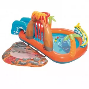 Bestway Piscina copii, centru de joaca gonflabil 53069 Lava Lagoon, 265x265x104 cm