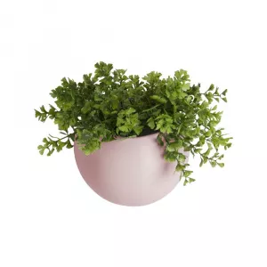 PT LIVING Ghiveci suspendat din ceramică Globe, roz deschis