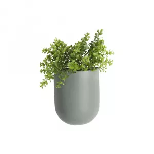 PT LIVING Ghiveci suspendat din ceramică Oval, verde mat
