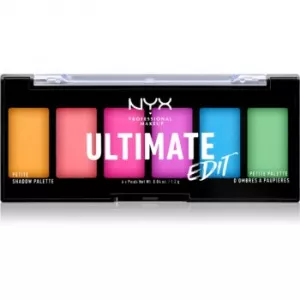 NYX Ultimate Edit Petite Shadow paletă cu farduri de ochi culoare 02 Brights 6x1,2 g