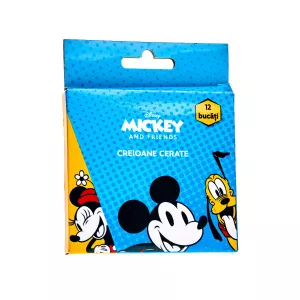 Litera Creioane cerate Disney Mickey & Friends, 12 bucati