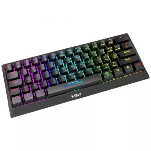 Marvo Tastatura KG962, USB, Iluminare Rainbow (Negru)