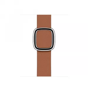 Apple Curea Smartwatch pentru Watch, 40mm, Saddle Brown Modern Buckle - Large