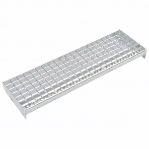 vidaXL Trepte de scară sudate 4 buc. 600 x 240 mm oțel galvanizat 145246