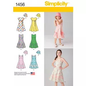 Simplicity Tipar rochie fete 1456.K5