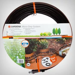 Gardena Set conducta 50m cu picuratoare la 30cm subterana si de suprafata