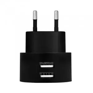 LogiLink USB socket adapter, 2x USB-port for Fast Charging, 10.5W  	 PA0218