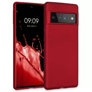 kwmobile Google Pixel 6 Pro, Silicon, Rosu, 55856.36