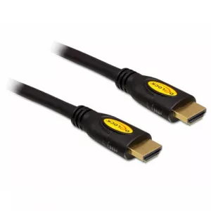 Delock  HDMI Male -  Male, Ethernet, 1m, Black 82584