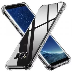 Techsuit Samsung Galaxy S8 Plus - Shockproof Clear Silicone - Clear