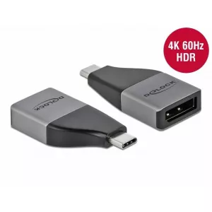 Delock Adaptor USB 3.2-C Gen1 la DisplayPort (DP Alt Mode) 4K60Hz 64120