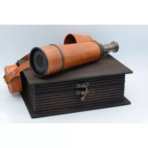  Ochean telescopic in cutie de lemn