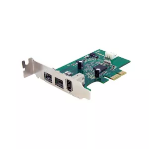 StarTech.com 3 Port 2b 1a Low Profile 1394 PCI Express FireWire Card PEX1394B3LP