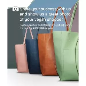 Bernina Kit Geanta Vegan Shopper P61210 Black