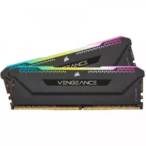 Corsair VENGEANCE RGB PRO SL 32GB (2x16GB) DDR4 DRAM 3200MHz C16 Memory Kit – Black CMH32GX4M2Z3200C16