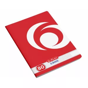 Herlitz Caiet A5, 80 file, 70g/mp, dictando, Rainbow HZ9480790