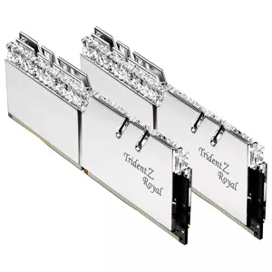 G.Skill Trident Z Royal Silver RGB 16GB (2x8GB) DDR4 3000MHz CL16 (F4-3000C16D-16GTRS)