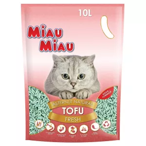 Miau-Miau Asternut natural din tofu, Fresh, 10l