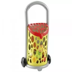 Ecoiffier Cos de Cumparaturi Trolley cu Accesorii