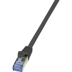 LogiLink Patch cable Cat.6A made from Cat.7 , PrimeLine, black, 20m(CQ4113S)