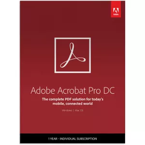 Adobe Pro DC for Teams, 1 user, subscriptie 1 an