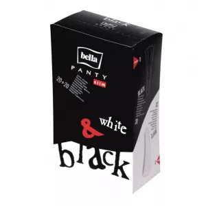 Bella Absorbante zilnice Panty Slim Black&White, 40 bucati