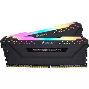 Corsair VENGEANCE® RGB PRO 32GB (2 x 16GB) DDR4 DRAM 3466MHz C16 Memory Kit — Black CMW32GX4M2C3466C16