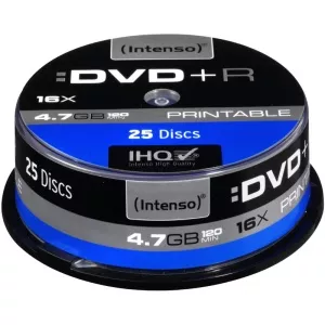 Intenso DVD+R 4.7GB 16x printable cake box 25 buc 4811154