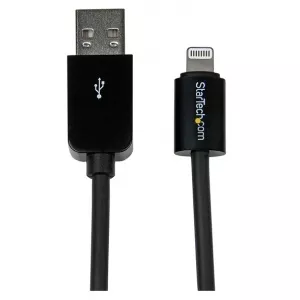 StarTech.com USB to Lightning Cable - Apple MFi Certified - Long - 2 m (6 ft.) - Black USBLT2MB