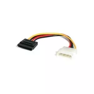 StarTech.com 6in 4 Pin Molex to SATA Power Cable Adapter  SATAPOWADAP