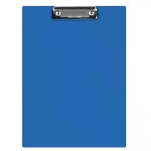 Q-Connect Clipboard dublu A5, plastifiat PVC - albastru