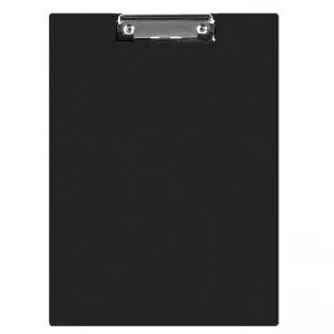 Q-Connect Clipboard dublu A4, plastifiat PVC - negru