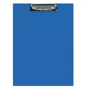 Q-Connect Clipboard dublu A4, plastifiat PVC - albastru
