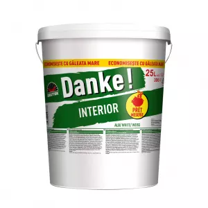 Danke! Vopsea lavabila pentru Interior 25 L