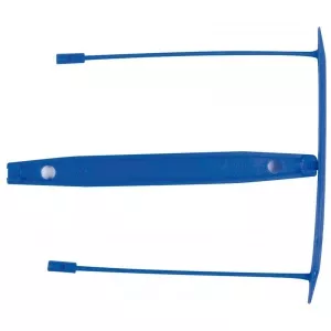 Q-Connect Alonja de mare capacitate, pentru arhivare, plastic, 100buc/set E-Clip - albastra