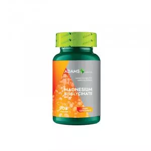Adams Vision Bisglicinat de Magneziu 800mg 90cps