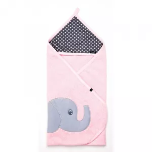 Womar Prosop de baie Elefant 100x100 Roz/Gri