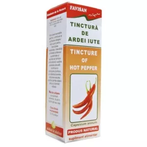 Favisan Tinctura de ardei iute 50ml 