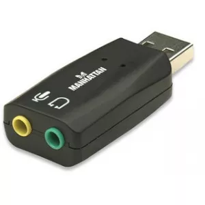 Manhattan Hi-Speed USB 3-D Sound Adapter 150859
