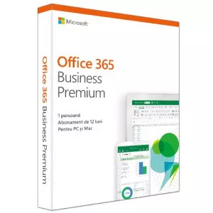 Microsoft Office 365 Business Premium 2019, All languages, Subscriptie 1 An, Electronic, ESD KLQ-00211