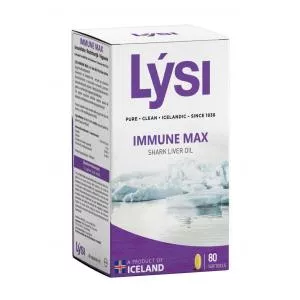 LYSI Immune Max Ulei din Ficat de Rechin 80cps moi