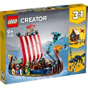 LEGO Corabia Vikinga si sarpele din Midgard (31132)