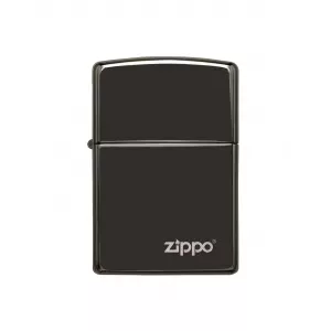 Zippo Brichetă 24756ZL High Polish Black Logo