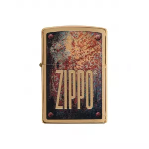 Zippo Brichetă 29879 Rusty Plate Design
