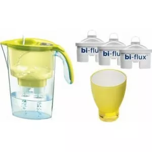 Laica Cana, Galben + 3 filtre Bi-flux + pahar de colectie
