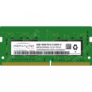 Supermicro 8GB, DDR4-2666Mhz, CL19 MEM-DR480L-CL01-SO26